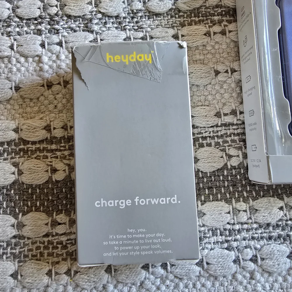 heyday Purple Artist Series Power Bank